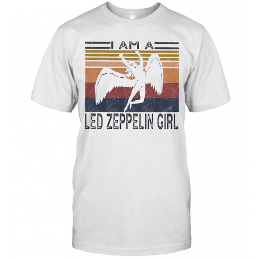 I Am A Led Zeppelin Girl  Retro T-Shirt